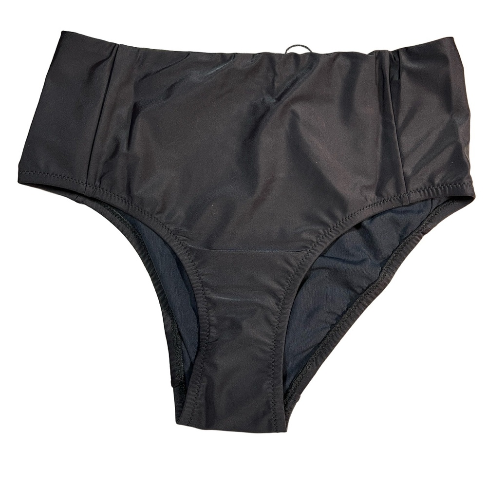 Universal Standard High Waist‎ Swim Bikini Bottom Black Size 2XS / 6-8 New